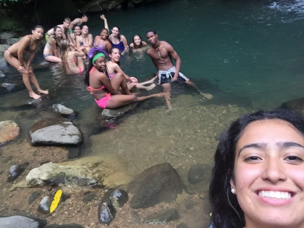 Cheesing at the watering hole!